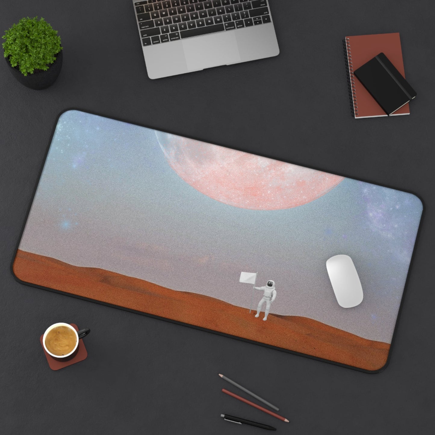 Astronaut Planet X Desk Mat